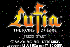 Lufia Ruins of Lore screenshot 2 for GameBoy Advance